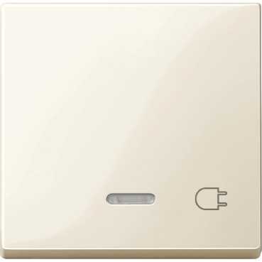 Schneider Electric MTN435244 MERTEN КЛАВИША с ок. д/свет.инд. и пикт."штепсельная вилка", БЕЖЕВЫЙ, SM