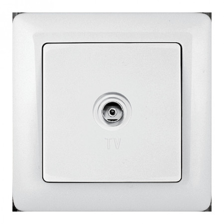 Schneider Electric RAT-1A3-B ХИТ О/У РОЗЕТКА телевизионная, БЕЛЫЙ. Россия
