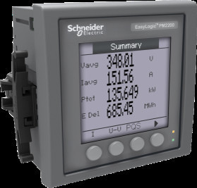 Schneider Electric METSEPM2220R PM2220 счетчик многофункциональный, 3-ф, LCD, RS485 Modbus, кл.т. 1