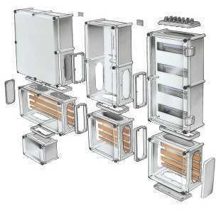Schneider Electric NSYPLSC5454G 7035 ИНД КОРОБКА PLS НЕ ПРОЗРАЧН 540X540X180