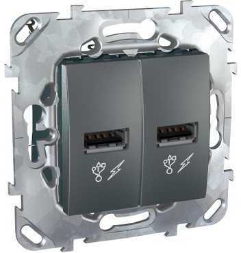 Schneider Electric MGU5.928.12ZD Заряд. уст-во USB 2.0, граф