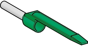 Schneider Electric DZ5CA003 НАКОНЕЧНИК С ЯЗЫЧКОМ ДЛЯ МАРКИРОВКИ AR1M*, СРЕДНИЙ, СЕЧЕНИЕМ 0,34ММ2 ЗЕЛЕНЫЙ
