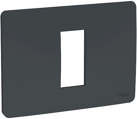 Schneider Electric NU210154 UNICA MODULAR рамка 1-модульная, антрацит
