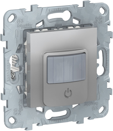 Schneider Electric NU552630 UNICA NEW ДАТ ДВ Wiser с выключ, 10А,АЛЮ