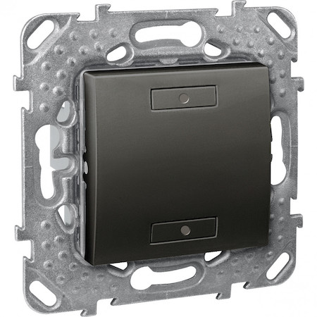 Schneider Electric MGU5.530.12 2-КНОП. ВЫК-ЛЬ С ИНДИКАТОРОМ LED, ГРАФИТ