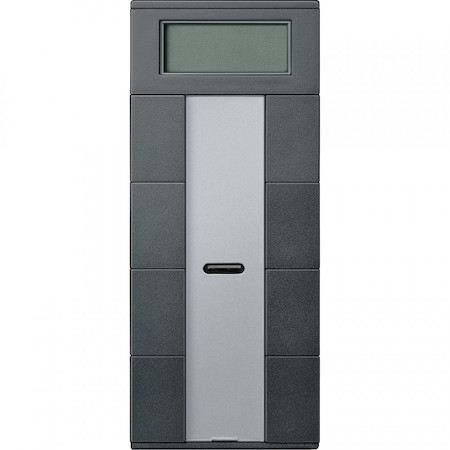 Schneider Electric MTN6214-0414 4-КНОПОЧН ВЫК-ЛЬ PLUS С ТЕРМОРЕГУЛЯТ SYM, АНТРАЦИТ