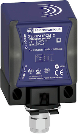 Schneider Electric ИНДУКТИВНЫЙ ДАТЧИК, 24В, XS7C2A1DAM12