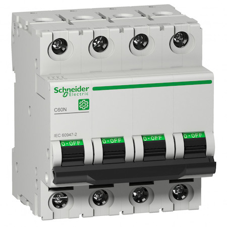 Schneider Electric M9F10406 АВТОМАТИЧЕСКИЙ ВЫКЛЮЧАТЕЛЬ C60N 4П 6A B