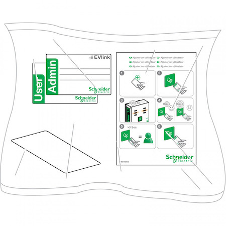 Schneider Electric EVP1BNS Комплект из 10 карт доступа