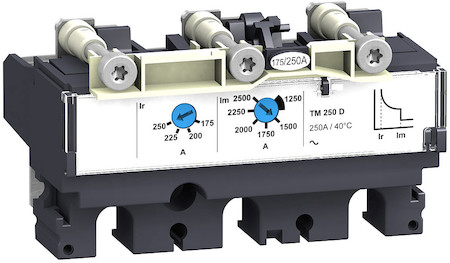 Schneider Electric LV438246 Расцепитель TM200DC, ComPact NSX 250 DC, термомагнитный, 200 A, 3П3Т