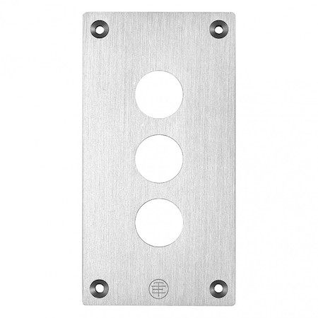 Schneider Electric XAPE303 ПЕРЕДН. ПАНЕЛЬ ДЛЯ МЕТ.КНОП ПОСТА,3 ОТВ.