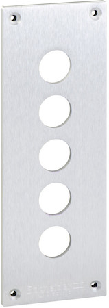 Schneider Electric XAPE305 ПЕРЕДН. ПАНЕЛЬ ДЛЯ МЕТ.КНОП ПОСТА,5 ОТВ.