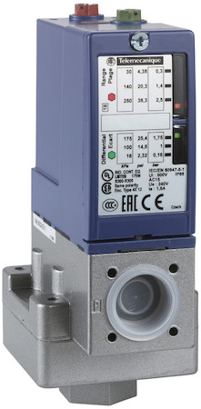 Schneider Electric XMLB004C2S11 ВЫКЛЮЧ. ДАВЛЕНИЯ, 4БАР,2 РЕГУЛИР. ПОРОГА