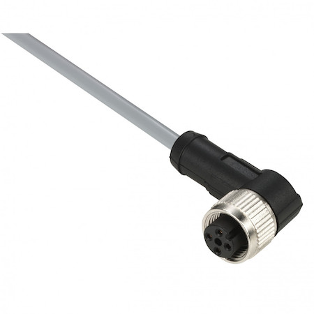 Schneider Electric XZCPV12V12L2 КАБ.С КОННЕКТ.М12,5PIN, РАЗЪЕМ, 2М,УГЛ.