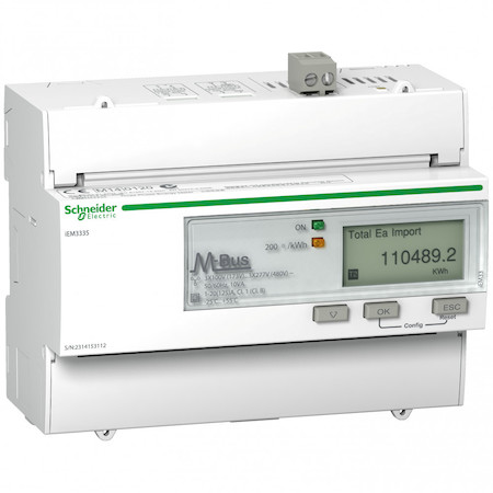 Schneider Electric A9MEM3335 Счетчик 3-ф актив. энергии iEM3335 125A