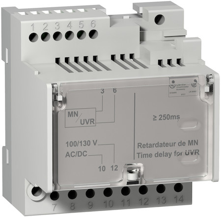 Schneider Electric LV833684SP R MN 100/130 VAC/VDC НЕРЕГУЛИРУЕМЫЙ ЗАМЕДЛИТЕЛЬ
