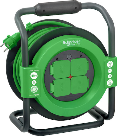 Schneider Electric IMT33158 Удлинитель катушечный Thorsman 4 роз 40м 3х1.5 IP44