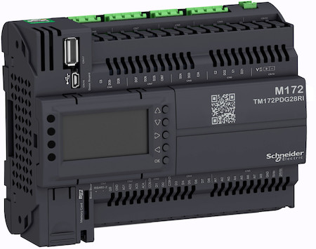 Schneider Electric TM172PDG28RI M172 Производит., с диспл, 28 I/O Eth 2RS485 изол