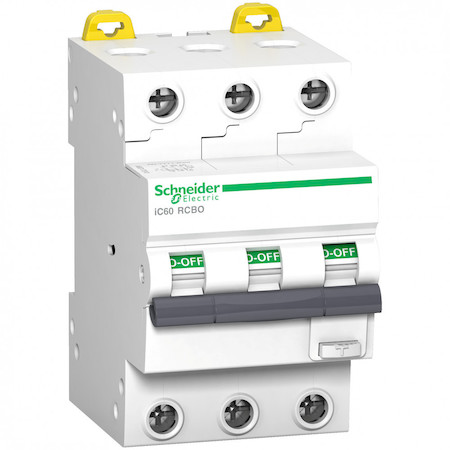 Schneider Electric A9D67325 ДИФАВТОМАТ 3П 6КА 25А C 30МА A