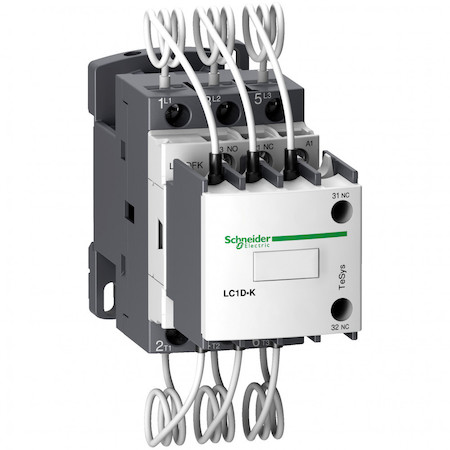 Schneider Electric LC1DFKV7 КОНТАКТОР ДЛЯ КОММУТ. КОНДЕНСАТОРНЫХ БАТАРЕЙ 400V50ГЦ, 12,5kVAR