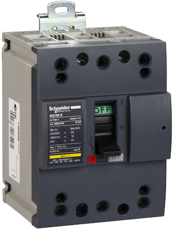 Schneider Electric 28601 АВТ.ВЫКЛ. NG160E 16kA TM125D 3П3T