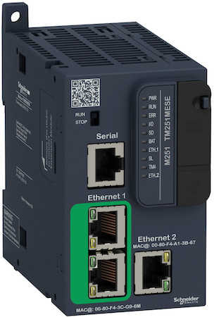 Schneider Electric TM251MESE БАЗОВЫЙ БЛОК М251 2 ETHERNET ПОРТА