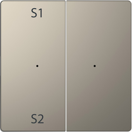 Schneider Electric MTN5226-6050 MERTEN D-Life PlusLink КЛАВИША 2-ная с S1/S2, пусто, НИКЕЛЬ, SD