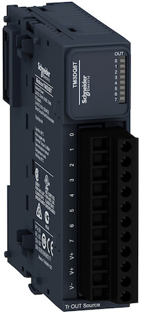 Schneider Electric TM3DQ8T ДИСКРЕТНЫЙ МОДУЛЬ РАСШИРЕНИЯ ТМ3- 8 ВЫХОДОВ ТРАНЗИСТ ИСТОЧНИК