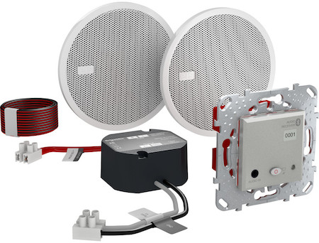 Schneider Electric MGU70.566.30 UNICA TOP АУДИОСИСТЕМА BLUETOOTH, АЛЮМИНИЙ