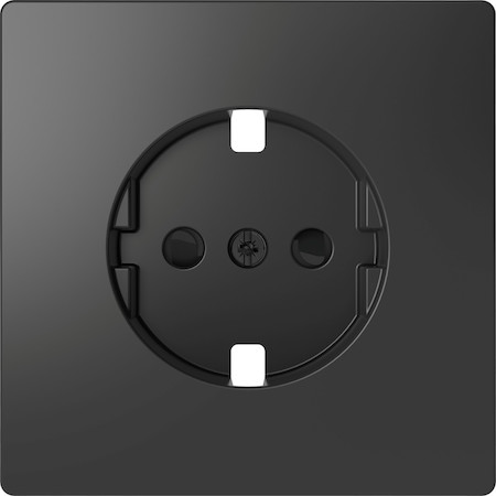 Schneider Electric MTN2330-6034 MERTEN D-Life ЦЕНТРАЛЬНАЯ НАКЛАДКА д/механизма розетки, АНТРАЦИТ