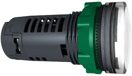 Schneider Electric XB5EVM1 СИГНАЛЬНАЯ ЛАМПА, БЕЛАЯ, 230В, МОНОЛИТ.
