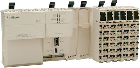 Schneider Electric TM258LD42DT4L M258 ETHERNET/ПОСЛ. ИНТЕР/2PCI/42/4ВХ/ВЫ