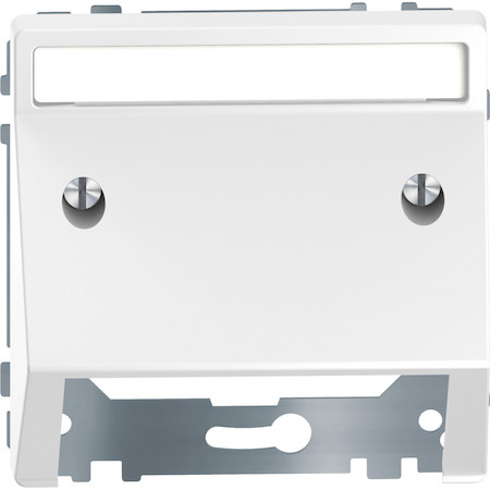 Schneider Electric MTN4540-6035 MERTEN D-Life ЦЕНТРАЛЬНАЯ НАКЛАДКА наклонная, БЕЛ. ЛОТОС