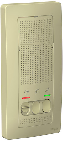 Schneider Electric BLNDA000017 BLANCA ПЕРЕГОВОРНОЕ УСТРОЙСТВО (ДОМОФОН), настен.монтаж, 4,5В, БЕЖЕВЫЙ