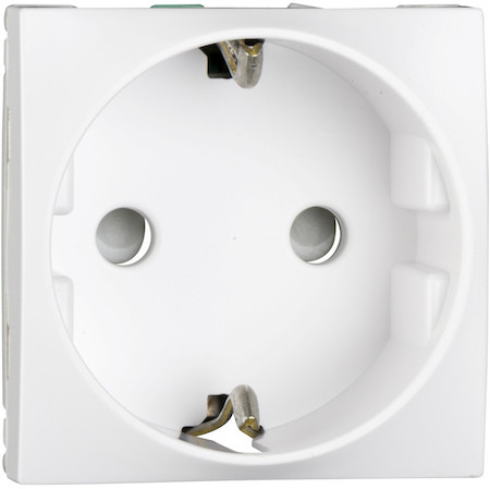 Schneider Electric ALB44287 РОЗЕТКА 2P+E СО ШТОРКАМИ БЕЛАЯ RAL9003
