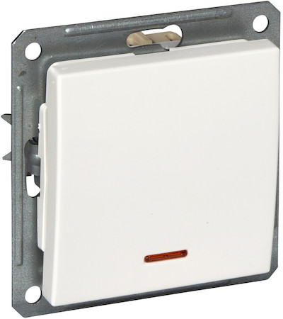 Schneider Electric VS216-150-6-86 W59 1-клавишный ВЫКЛЮЧАТЕЛЬ с подсветкой, 2-полюсн., 16АХ, механизм, ЧЕРН.БАРХАТ