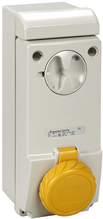 Schneider Electric 83079 НАСТЕННАЯ РОЗЕТКА UNIKA Б/ЗАЩ 16A 3PE 100-130 IP65