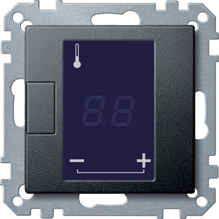 Schneider Electric MTN5775-0414 MERTEN ЦЕНТ.ПЛАТА ТЕРМОСТАТА с сенс. диспл., АНТРАЦИТ