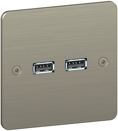 Schneider Electric S800409NB РОЗЕТКА USBx2 