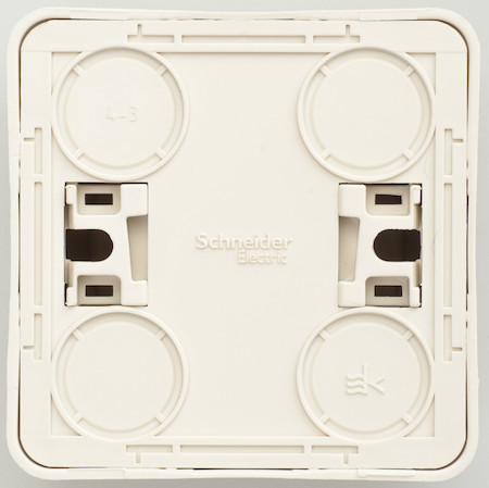Schneider Electric PA16-002K ЭТЮД О/У РОЗЕТКА без заземления со штороками 16А 250B, КРЕМОВЫЙ , Россия