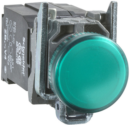 Schneider Electric XB4BV5B3 SE HARMONY XB4 СИГНАЛЬНАЯ ЛАМПА, ДИАМЕТР 22 ММ, ЗЕЛЕНАЯ, ВСТРОЕННЫЙ СВЕТОДИОД