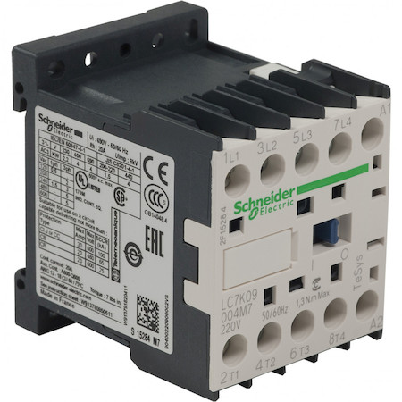 Schneider Electric LC7K09004M7 КОНТАКТОР БЕСШУМНЫЙ K 4Р (4 НО),AC1 25 A,220V 50/60 ГЦ,ЗАЖИМ ПОД ВИНТ