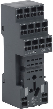 Schneider Electric RXZE2S114S КОЛОДКА С ПРУЖИННЫМИ ЗАЖИМАМИ ДЛЯ ЭЛЕКТРОМЕХАНИЧЕСКИХ РЕЛЕ RXM, 2НО/4НО, 12А/6А