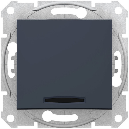 Schneider Electric SDN0201170 SEDNA ВЫКЛЮЧАТЕЛЬ 2-полюсный с красн. индикац., сх.2, 10А, 250В, ГРАФИТ