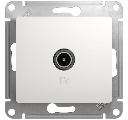 Schneider Electric GSL000193 GLOSSA TV АНТЕННА коннектор, механизм, БЕЛЫЙ