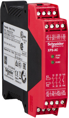 Schneider Electric XPSAC3721P МОДУЛЬ БЕЗОПАСНОСТИ КАТ. 3 230В СЪЕМНЫЙ