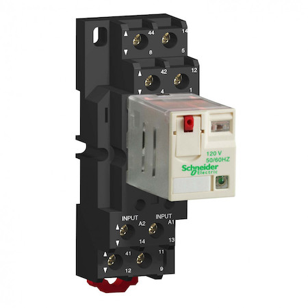 Schneider Electric RPZF2 КОЛОДКА С КОМБ КОНТАКТАМИ 2 ПЕРЕКИДНЫХ