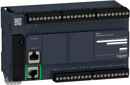 Schneider Electric TM221CE40R КОМПАКТНЫЙ БАЗОВЫЙ БЛОК M221-40IO РЕЛЕ ETHERNET
