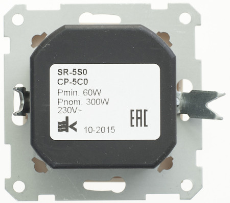 Schneider Electric SR-5S0-2-86 W59 СВЕТОРЕГУЛЯТОР (диммер) поворотный, 300Вт, 230В, механизм, СЛОНОВАЯ КОСТЬ