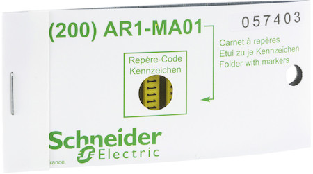 Schneider Electric AR1MB01J МАРКИРОВКА, В УПАКОВКЕ 200 ШТ, БУКВА J